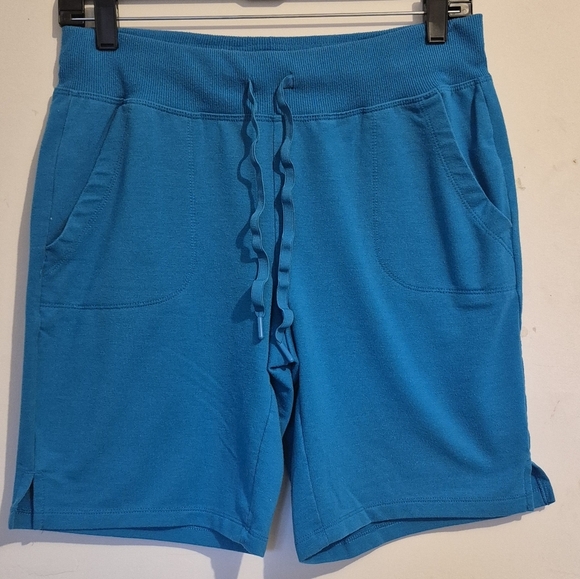Athletic Works Blue Athletic Shorts with Elastic Waist - Picture 1 of 6